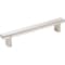 Jeffrey Alexander 128 mm Center-to-Center Polished Nickel Square Anwick Cabinet Pull 867-128NI - alternate 1